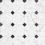 TrafficMASTER White Marble Vinyl Sheet, Sold by 12 ft. Wide x Custom Length