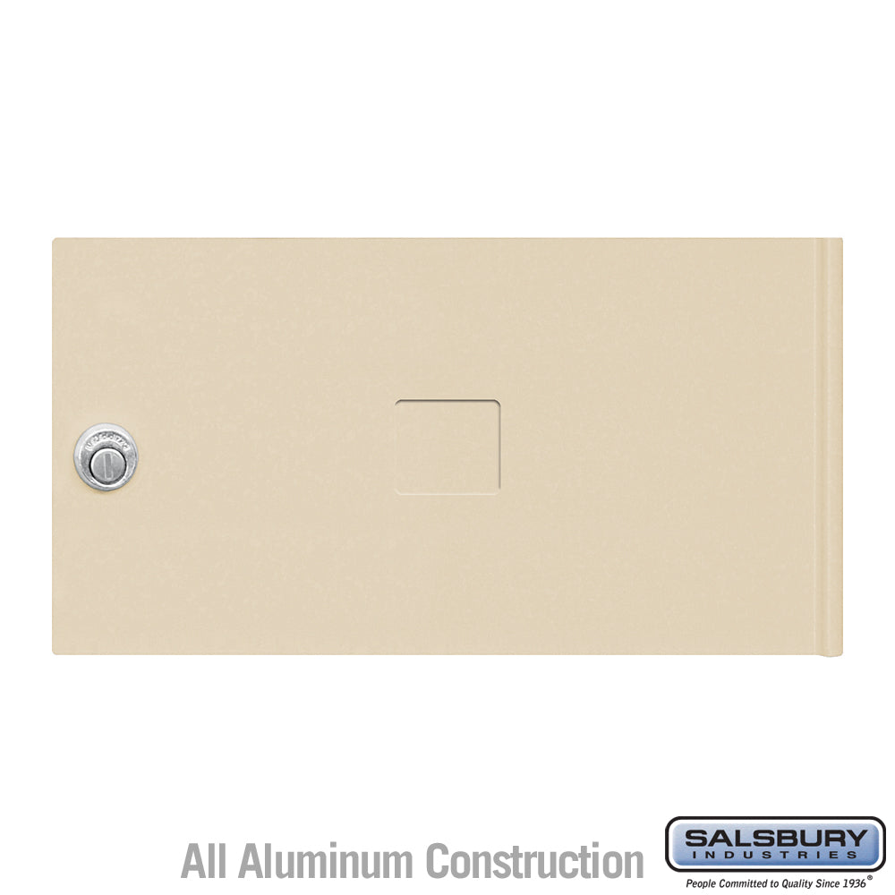Replacement Door and Lock for Standard MB2 Size 4C Horizontal Mailbox with 3 Keys - Sandstone