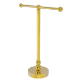 Allied Brass Vanity Top 2 Arm Guest Towel Holder in Matte White