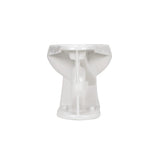 2-Piece 1.6 GPF Single Flush Elongated Pressure Assist Toilet in White - Super Arbor