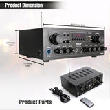 Bluetooth Home Audio Source Amplifier - Super Arbor