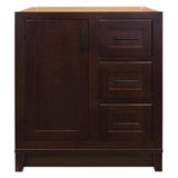 Kinghurst 30 in. W x 21 in. D x 33.5 in. H Bathroom Vanity Cabinet Only in White - Super Arbor