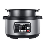 Ovate 9.5 Qt. Stainless Steel Oval Electric Pressure Cooker with 6-Accessories and 50-Recipes