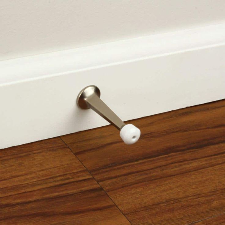 Satin Nickel Solid Door Stop