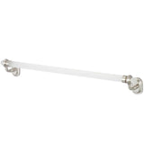 Glass Series 24 in. Towel Bar in Polished Nickel PVD - Super Arbor