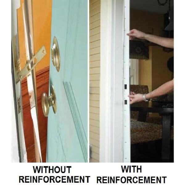 Home Protection Door Kit with Black Decor Bracket and Brown Bars - Super Arbor