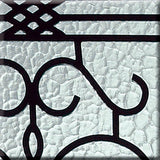 36 in. x 80 in. 3/4 Lite Sanibel Primed Steel Prehung Left-Hand Inswing Front Door w/Brickmould - Super Arbor