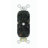 20 Amp Industrial Grade Heavy Duty Isolated Ground Duplex Outlet, Orange - Super Arbor