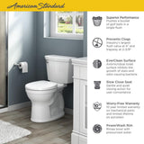 Champion 4 Max Tall Height 2-piece 1.28 GPF Single Flush Round Front Toilet in White with Slow Close Seat - Super Arbor