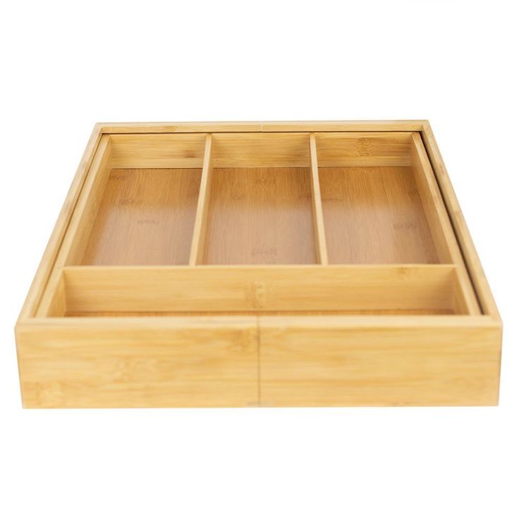 Natural Expandable Bamboo Utensil Tray