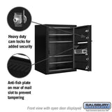 6-Door High Surface Mounted 4C Horizontal Mailbox with USPS Access