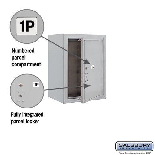 6 Door High Surface Mounted Parcel Locker with USPS Access