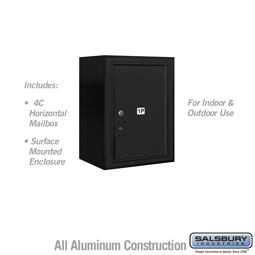 6-Door Surface Mounted Parcel Locker with USPS Access