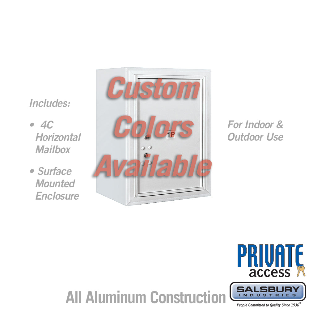 Surface Mounted 4C Parcel Locker - 6 Door High Unit - Private Access