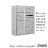 Salsbury Surface Mounted Enclosure for 4C Horizontal Mailbox Unit – Custom Color