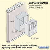 Surface Mounted Enclosure for 3710 Single Column Unit - Black