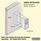 Surface Mounted Enclosure for 3710 Single Column Unit - Aluminum