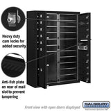 11 Door High Surface Mounted Mailbox with Parcel Locker and USPS Access