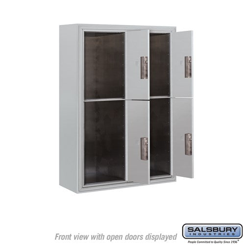 11 Door High Surface Mounted Parcel Locker with USPS Access