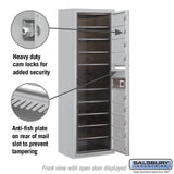 11 Door High Surface Mounted 4C Horizontal Mailbox with Private Access