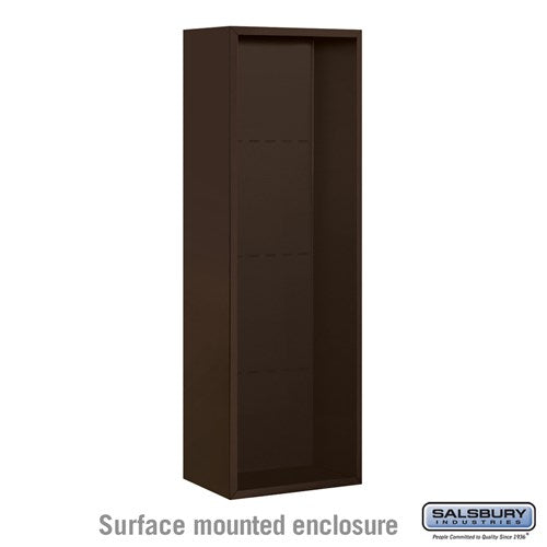 Surface Mounted Enclosure for 3711 Single Column Unit - Bronze