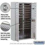 Maximum Height Surface Mounted 4C Horizontal Mailbox with Parcel Lockers