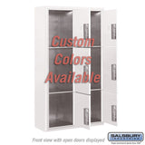 Surface Mounted 4C Horizontal Mailbox Unit with Parcel Lockers