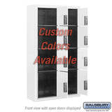 Surface Mounted 4C Horizontal Mailbox Unit with Parcel Lockers and Private Access