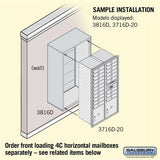 Surface Mounted Enclosure for 3716 Double Column Unit - Aluminum