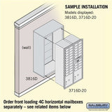 Surface Mounted Enclosure for 3716 Double Column Unit - Bronze