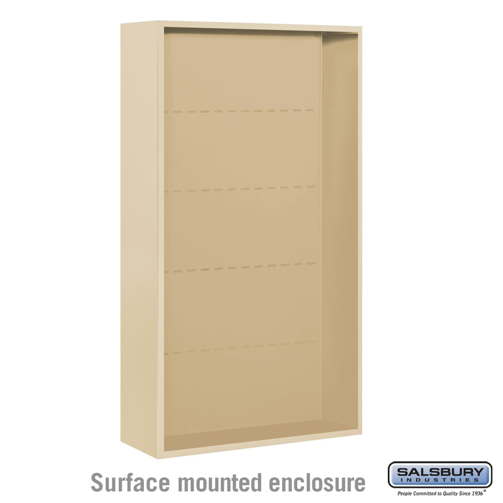Surface Mounted Enclosure for 3716 Double Column Unit - Sandstone