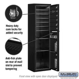 10-Door Surface Mounted Mailbox with Parcel Lockers and USPS Access