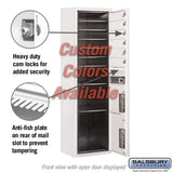 Surface Mounted 4C Horizontal Mailbox Unit with Customizable Options