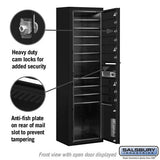 Maximum Height Surface Mounted 4C Horizontal Mailbox with 9 Doors and Parcel Locker