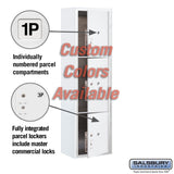 Surface Mounted 4C Parcel Locker with Custom Colors and Secure Access