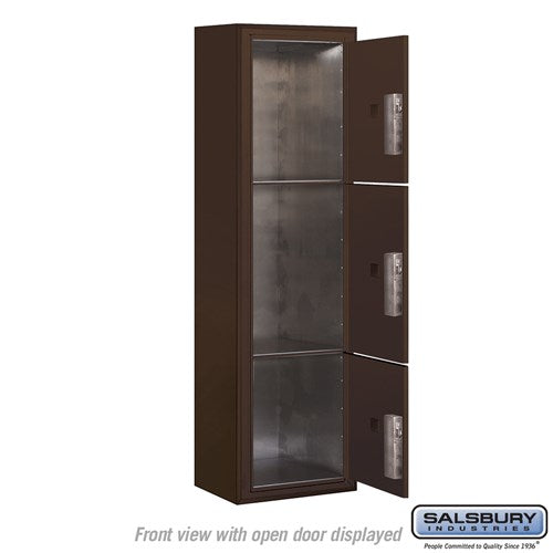 Maximum Height Surface Mounted Parcel Locker with USPS Access