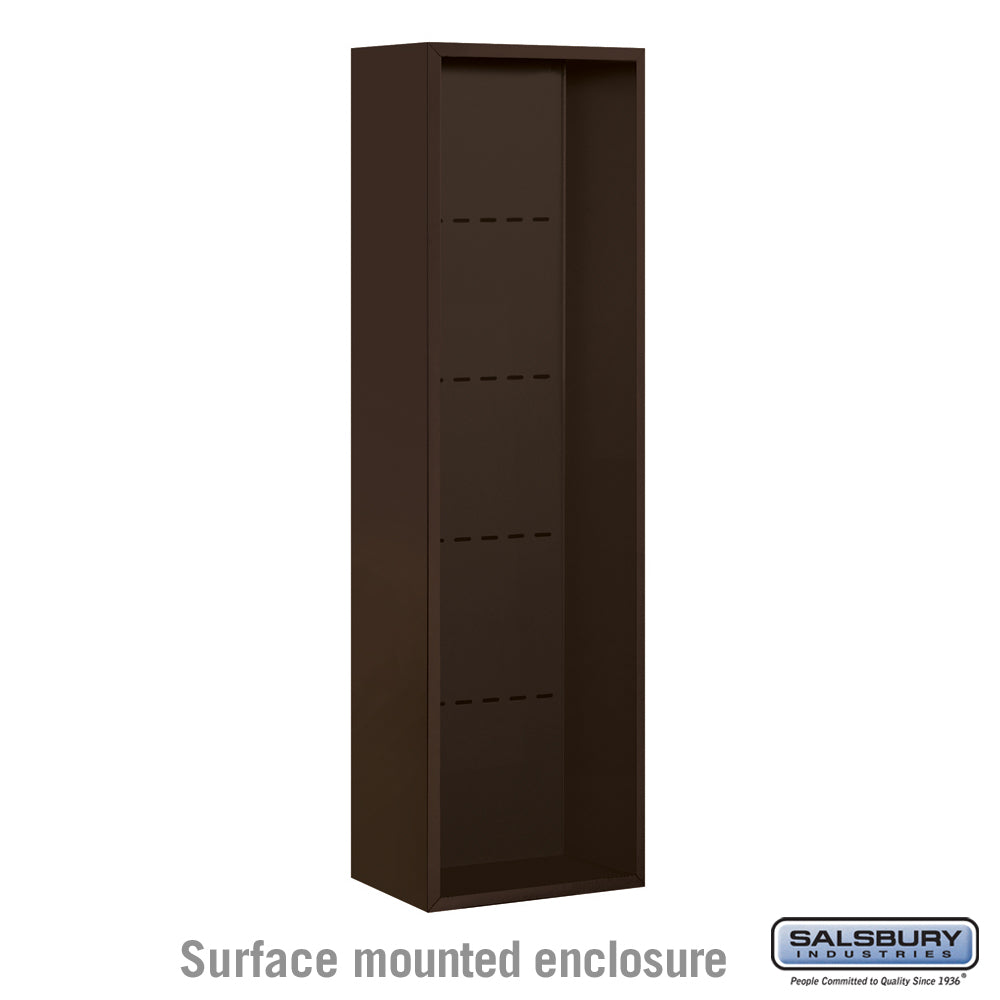 Surface Mounted Enclosure for 3716 Single Column Unit - Bronze