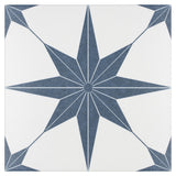 Merola Tile Stella Azul 9-3/4 in. x 9-3/4 in. Porcelain Floor and Wall Tile (10.88 sq. ft./Case)