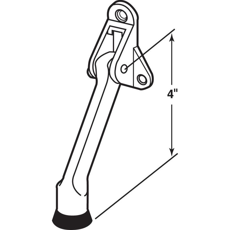 3 Hole Bronze Diecast spring-loaded Door Holder