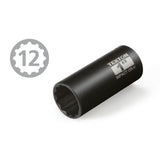 1/2 in. Drive 3/8 - 1-1/4 in. 12-Point Deep Impact Socket Set (14-Piece) - Super Arbor