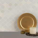 MSI Greecian White Arabesque 12 in. x 12 in. x 10 mm Polished Marble Mosaic Floor and Wall Tile (10 sq. ft./case)
