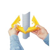 3 in. Yellow Nylon EZ Column Framing Kit (5-Pack) - Super Arbor