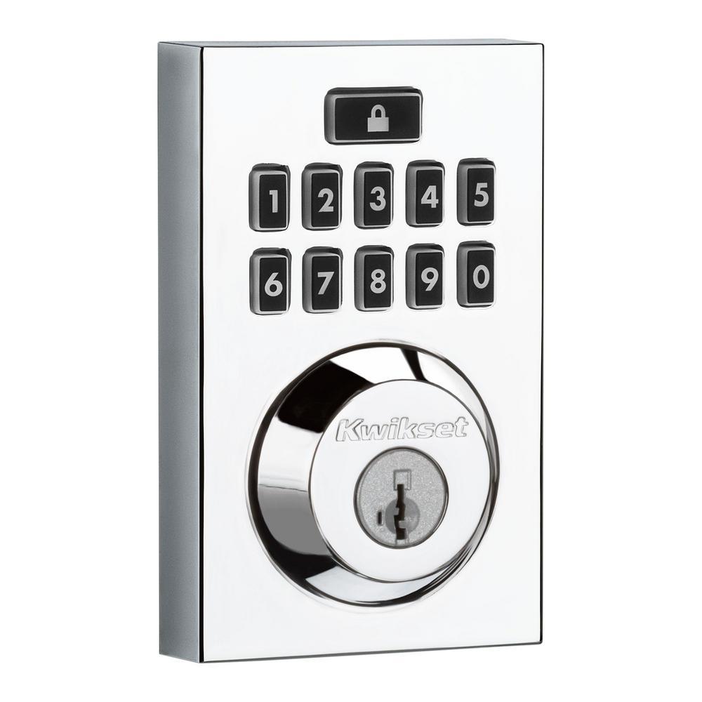 SmartCode 913 Contemporary Venetian Bronze Electronic Deadbolt with San Clemente Handleset and Halifax Interior Lever - Super Arbor