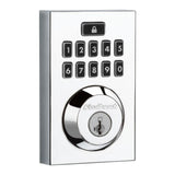 SmartCode 913 Contemporary Venetian Bronze Electronic Deadbolt with San Clemente Handleset and Halifax Interior Lever - Super Arbor