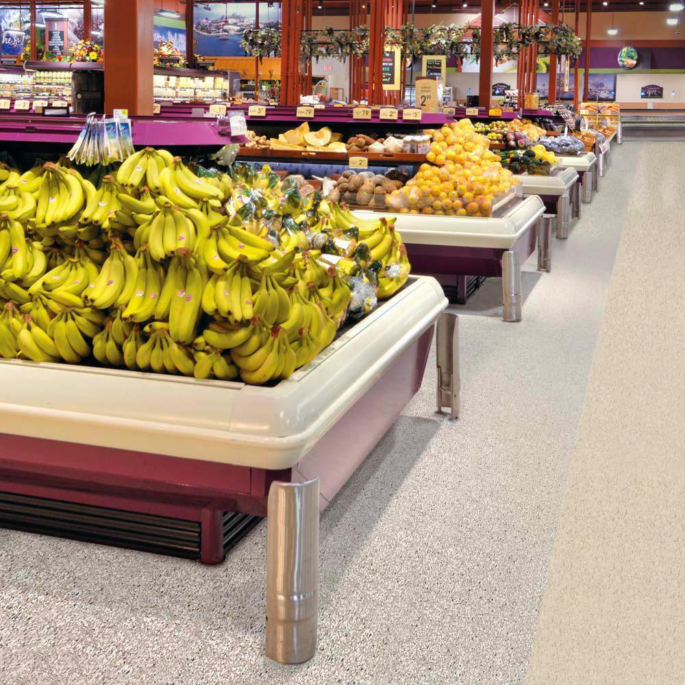 Armstrong Imperial Texture VCT 12 in. x 12 in. Hazelnut Standard Excelon Commercial Vinyl Tile (45 sq. ft. / case) - Super Arbor