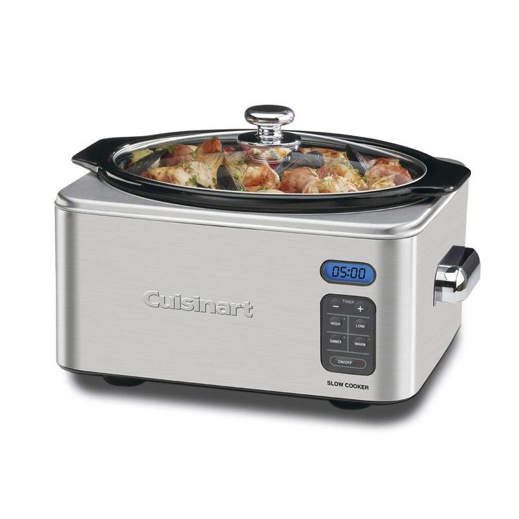 Cuisinart 6.5-Quart Stainless Steel Rectangle Slow Cooker