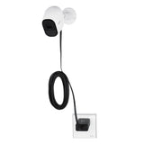 Arlo Pro, Pro 2 and GO Outdoor Weatherproof Charger - 16 ft. Quick Charge 3.0 Power Adapter for Cameras (Black) - Super Arbor