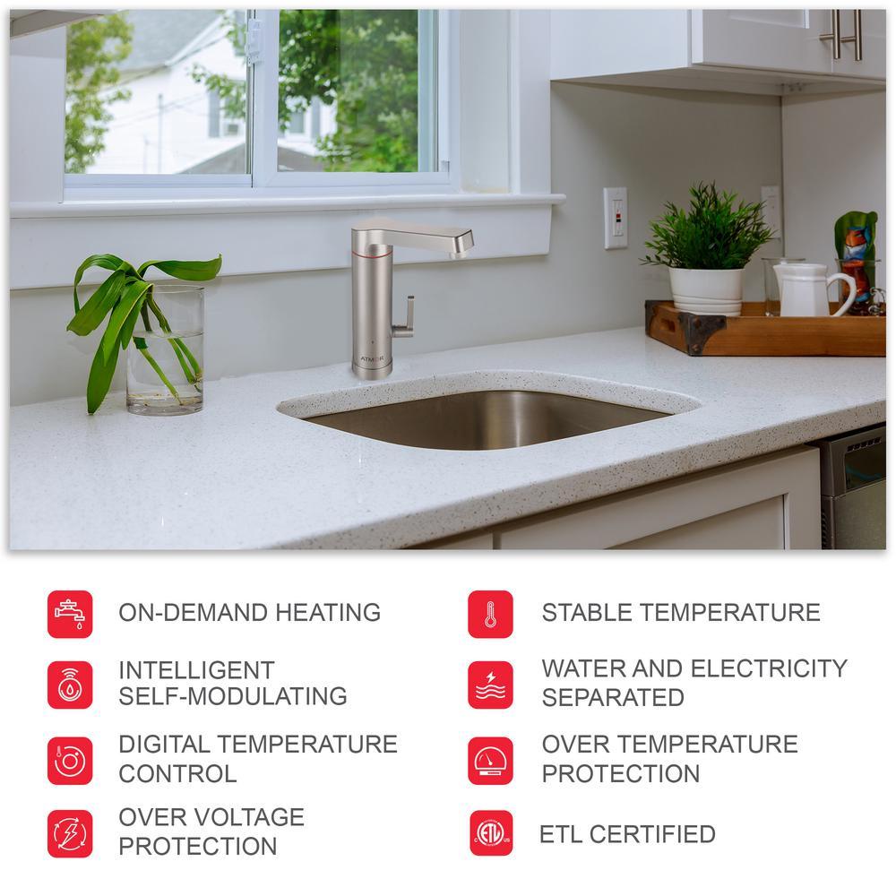 HoTap 3kW 0.5 GPM 2-in-1 Electric Tankless Water Heater / Faucet - Super Arbor