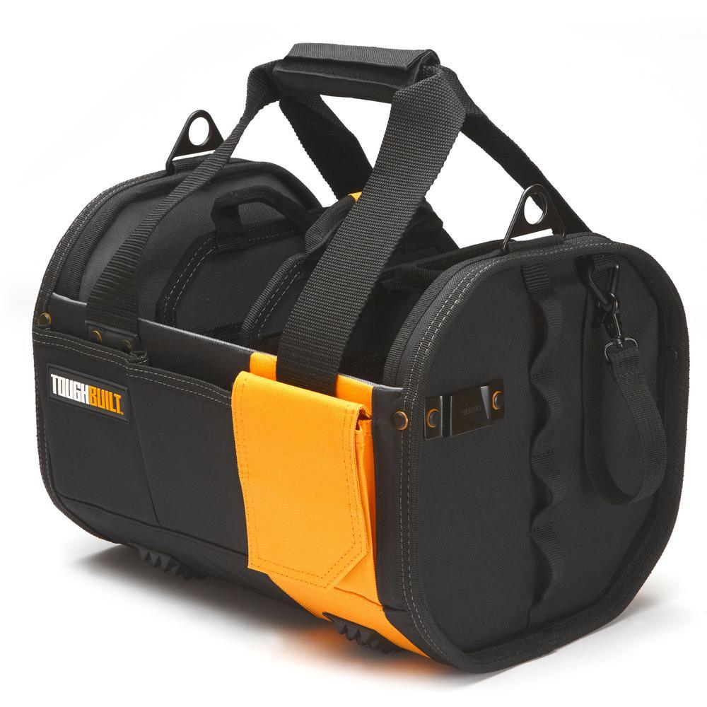 12 in. Modular Tote with 61-Pockets in Black - Super Arbor