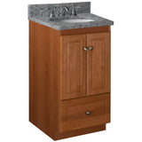 Ultraline 48 in. W x 21 in. D x 34.5 in. H Vanity Cabinet Only in Natural Alder - Super Arbor